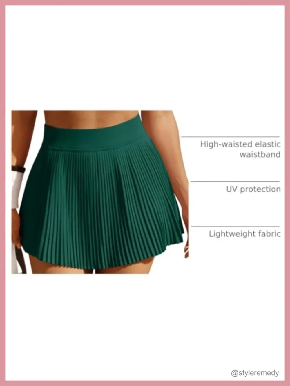High Waisted Pleated Tennis Skirts for Women with Pockets Golf Skorts